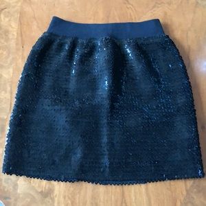 Sequin Lily White Size XS black skirt!!!